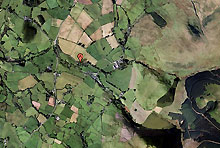 Google Map showing Rose Cottage